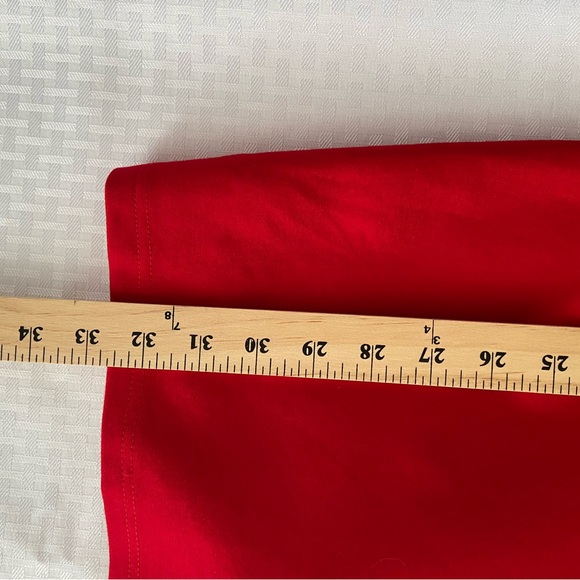 Lulu's Red Long Sleeve Dress with Flared Cuffs size Large Perfect for Valentines - Picture 12 of 16